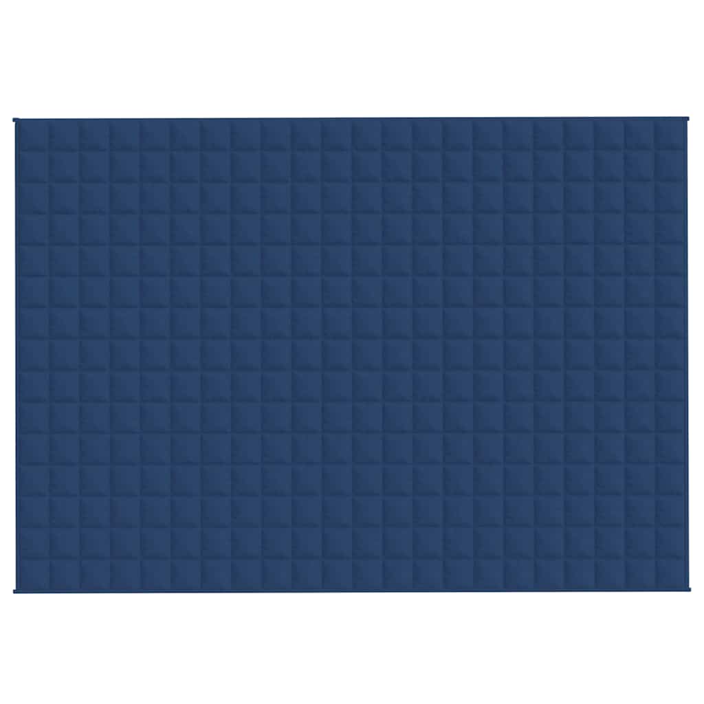 Couverture lestée bleue 155x220 cm 7 kg Tissu
