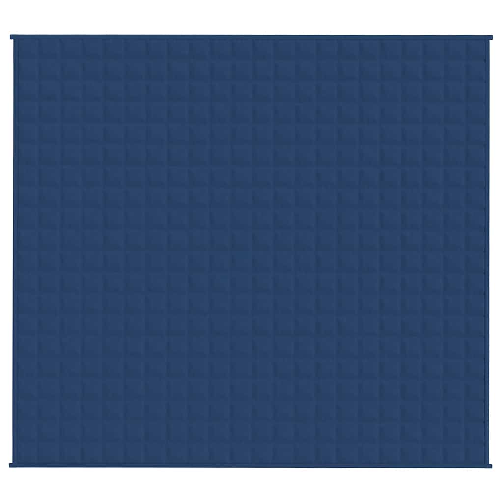 Couverture lestée bleue 200x225 cm 9 kg Tissu