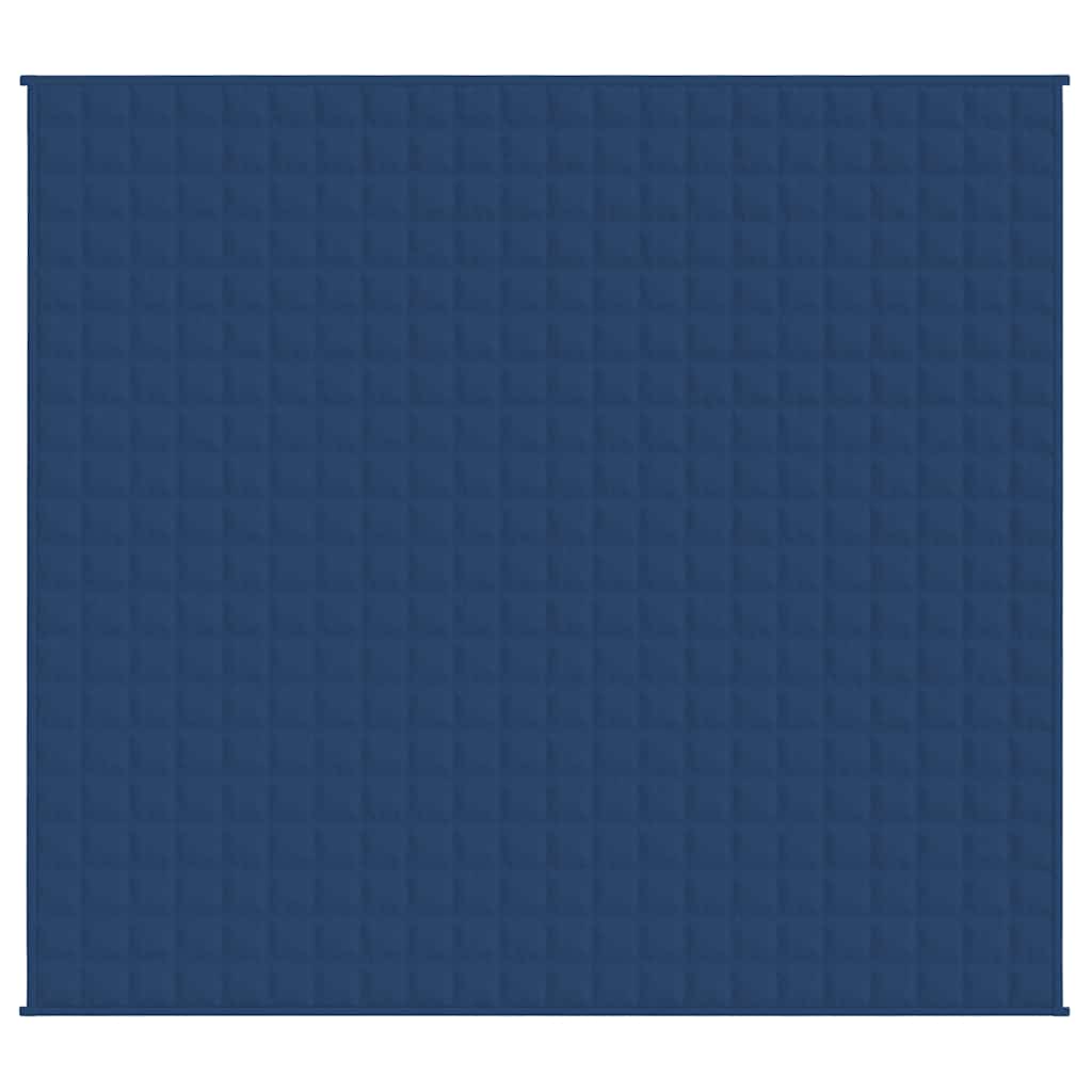 Couverture lestée bleue 220x235 cm 11 kg Tissu