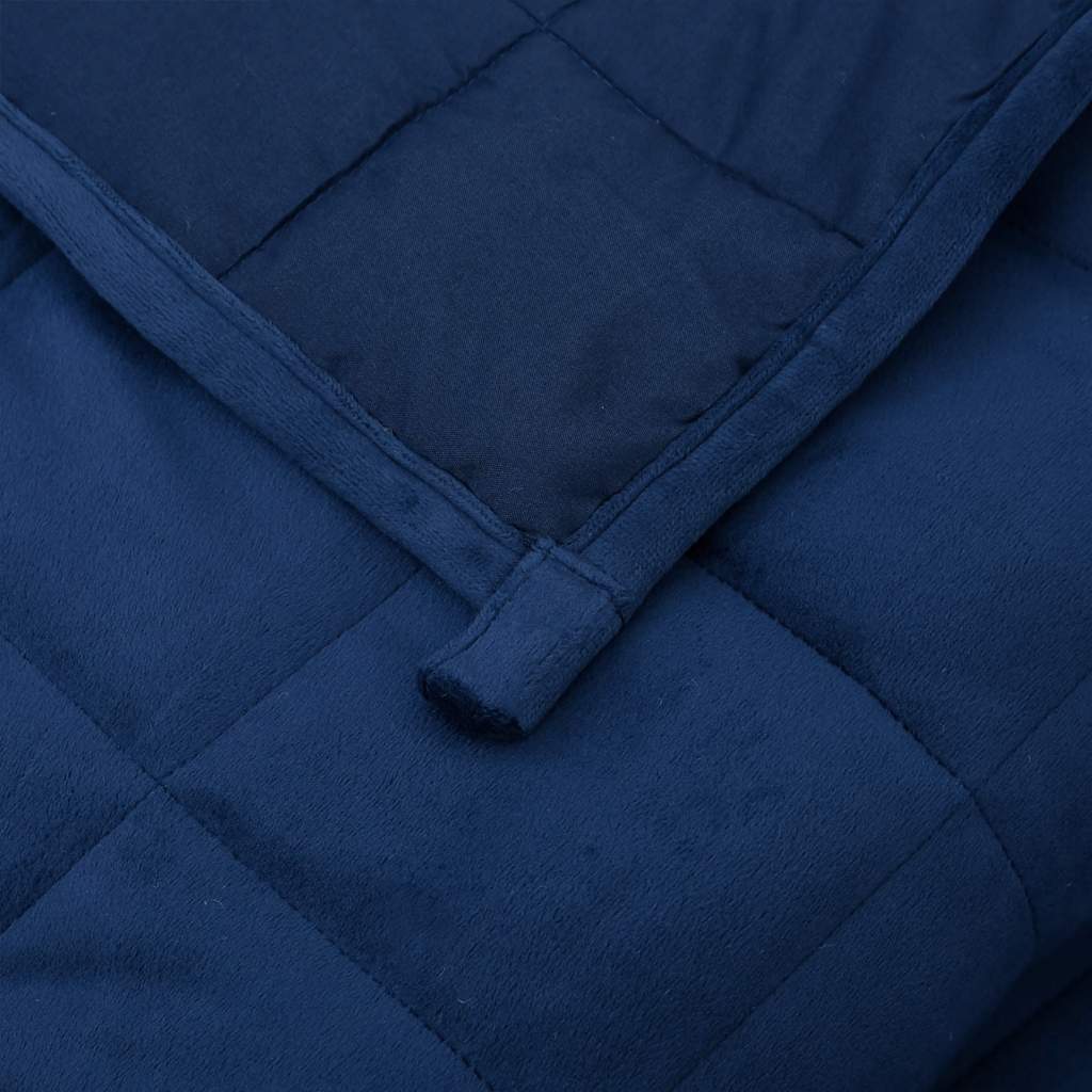 Weighted Blanket Blue 220x235 cm 15 kg Fabric
