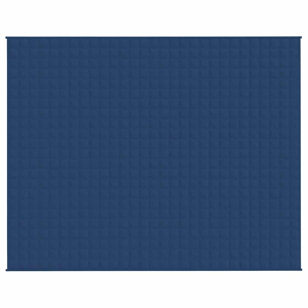 Couverture lestée bleue 235x290 cm 11 kg Tissu