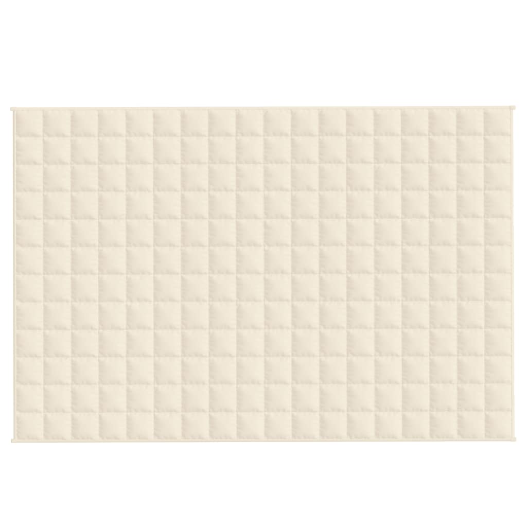 Gewichtsdecke Hellcreme 120x180 cm 5 kg Stoff