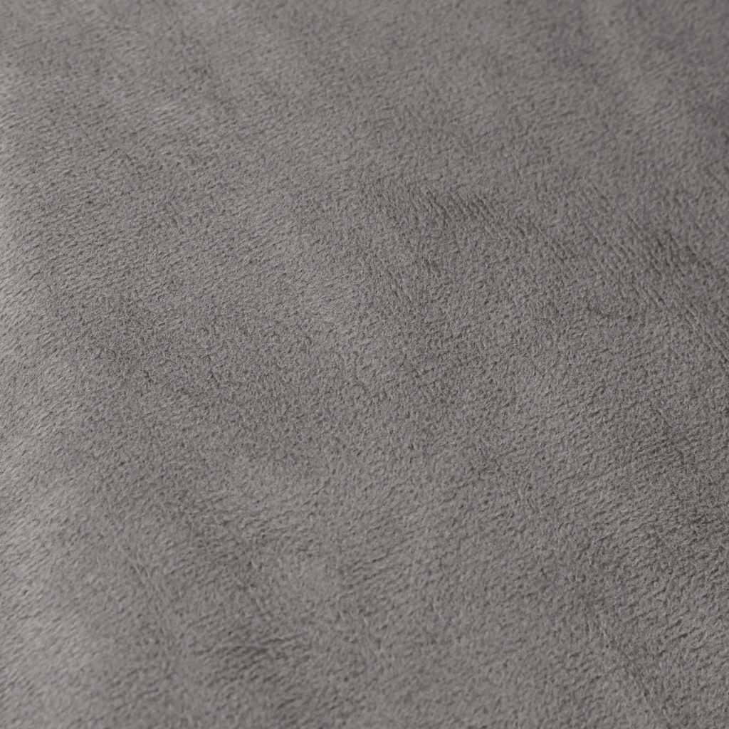 Couverture lestée avec housse grise 120x180 cm 9 kg Tissu