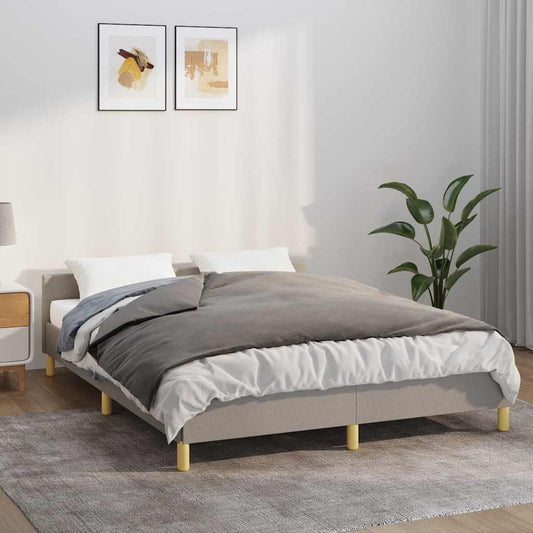 Weighted Blanket with Grey Cover 150x200 cm 7 kg Fabric