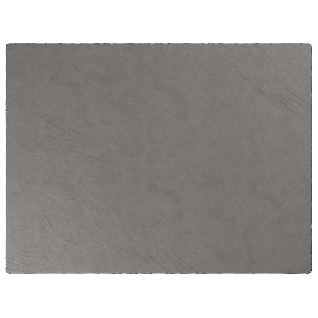 Couverture lestée avec housse grise 150x200 cm 11 kg Tissu