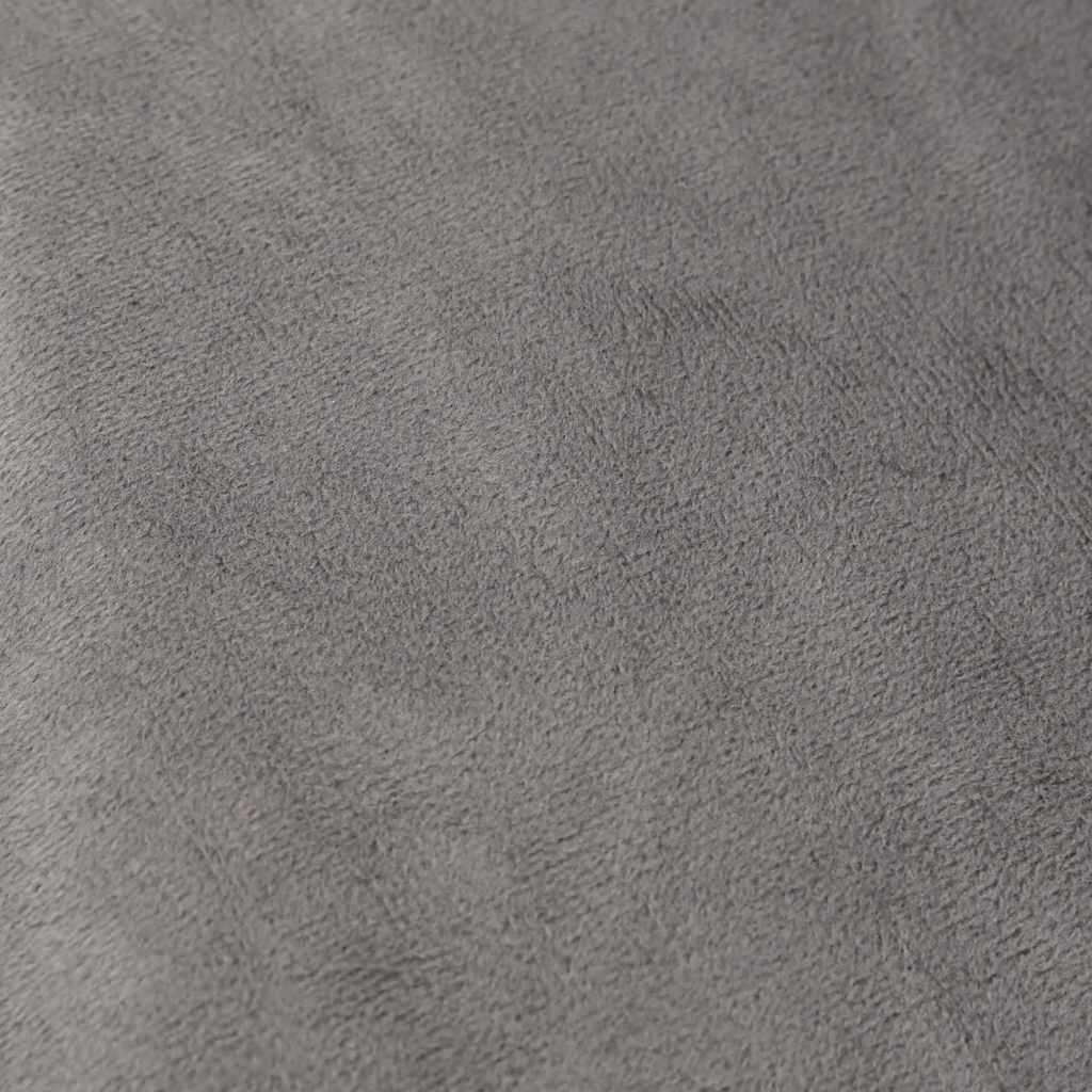 Couverture lestée avec housse grise 150x200 cm 11 kg Tissu