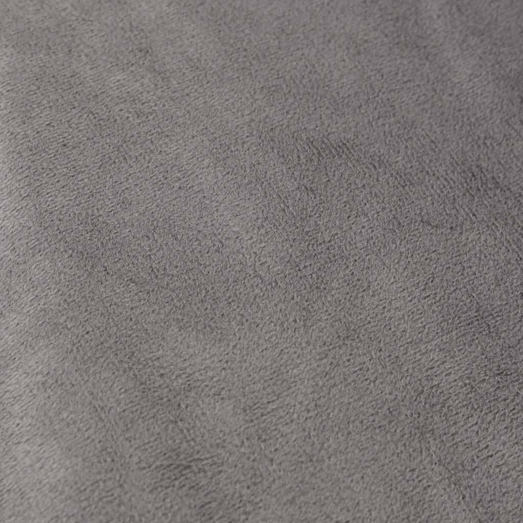 Couverture lestée avec housse grise 155x220 cm 11 kg Tissu