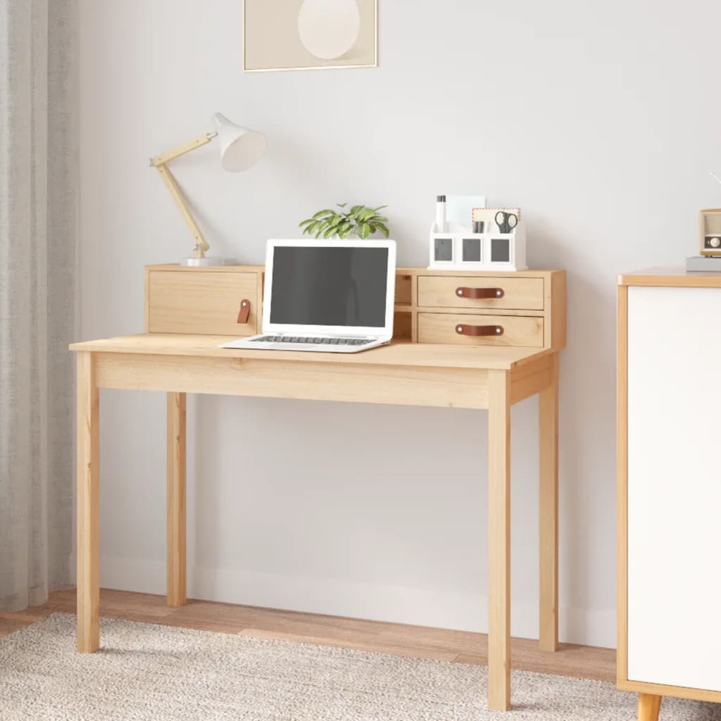 Desk 110 x 50 x 93 cm Solid Pine