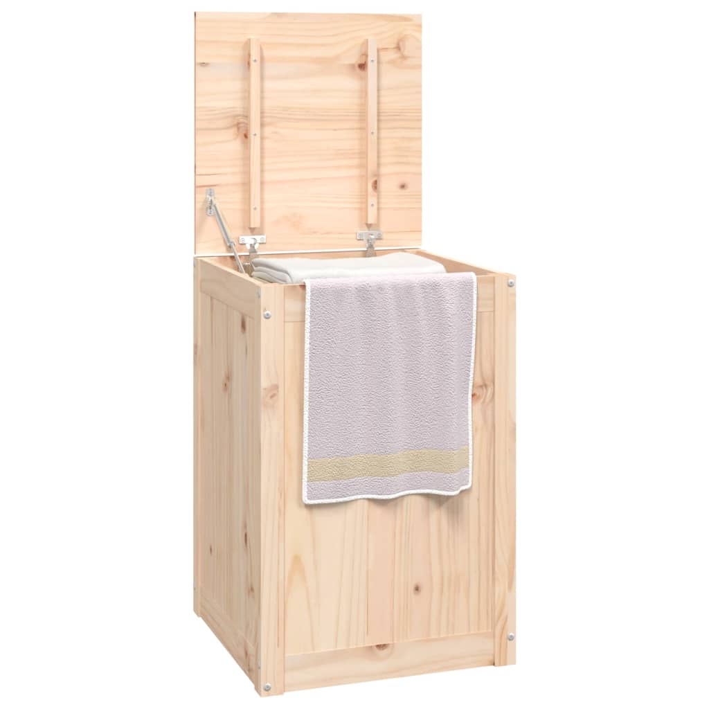 Laundry chest 44x44x66 cm Solid pine wood