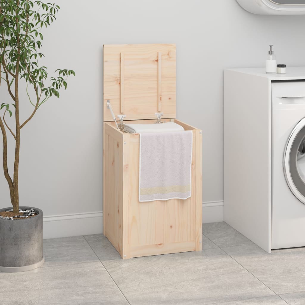 Laundry chest 44x44x66 cm Solid pine wood