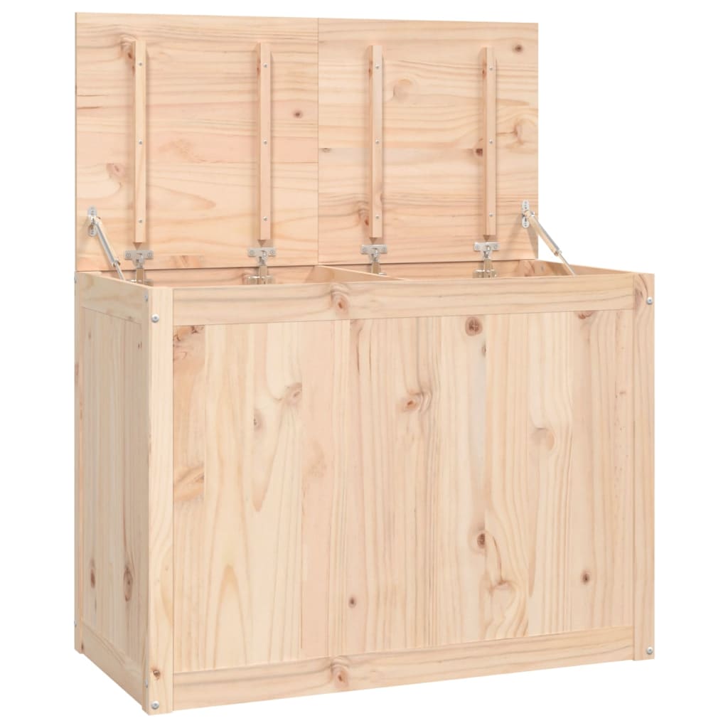 Laundry Chest 88.5x44x66 cm Solid Pine