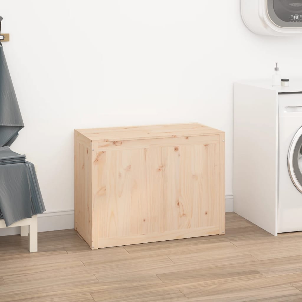 Laundry Chest 88.5x44x66 cm Solid Pine