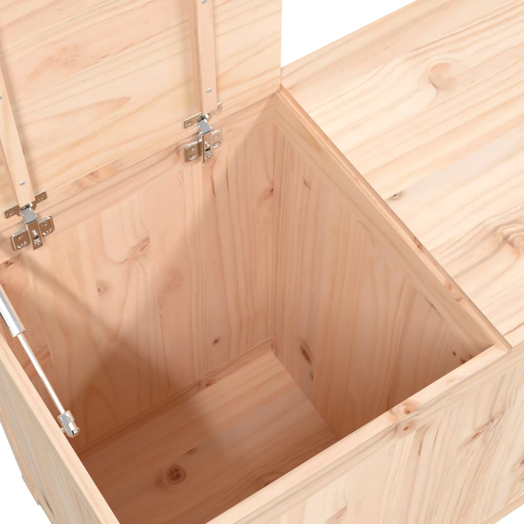 Laundry Chest 88.5x44x66 cm Solid Pine