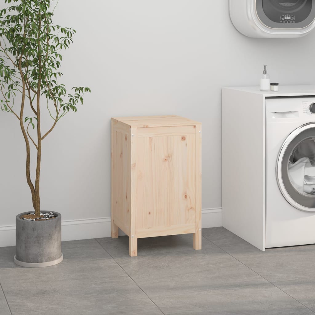 Laundry Chest 44x44x76 cm Solid Pine