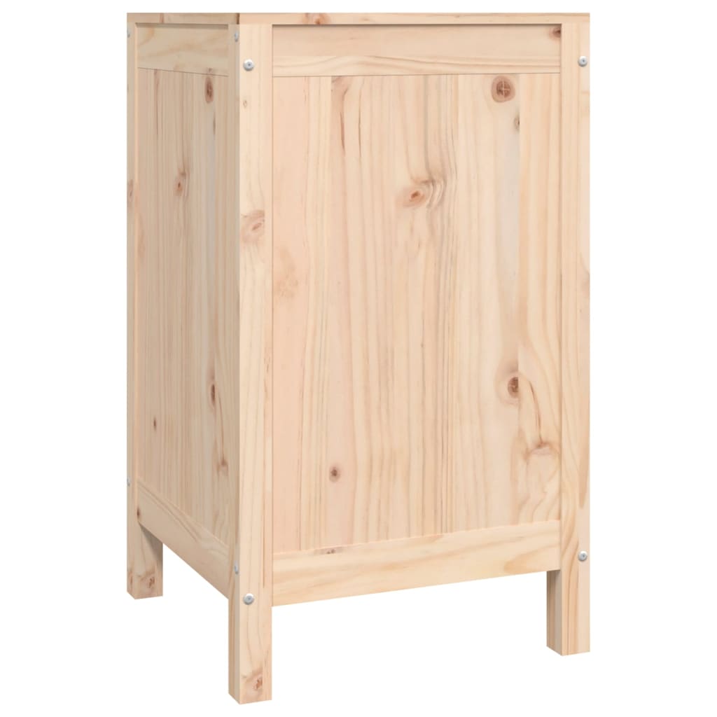 Laundry Chest 44x44x76 cm Solid Pine