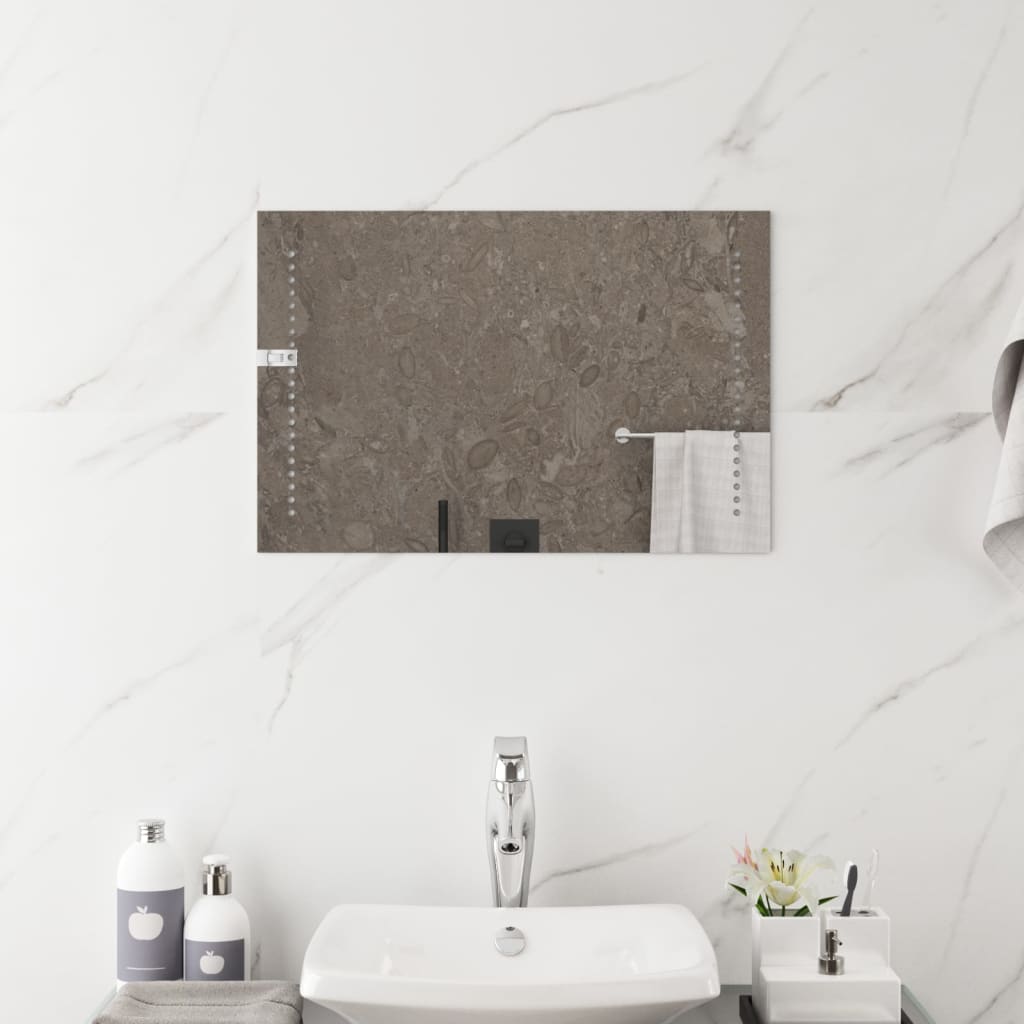 Miroir de salle de bain LED 40x60 cm