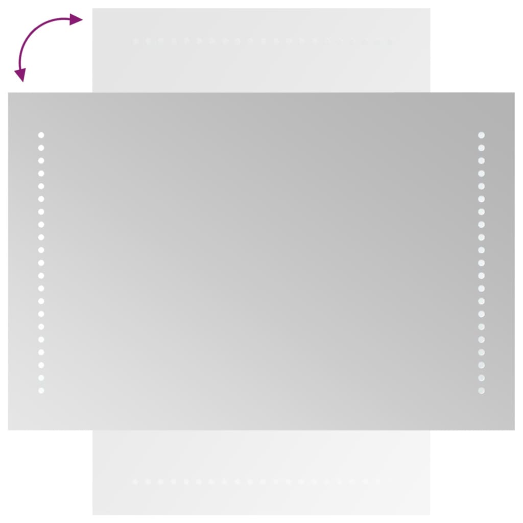 Miroir de salle de bain LED 40x60 cm