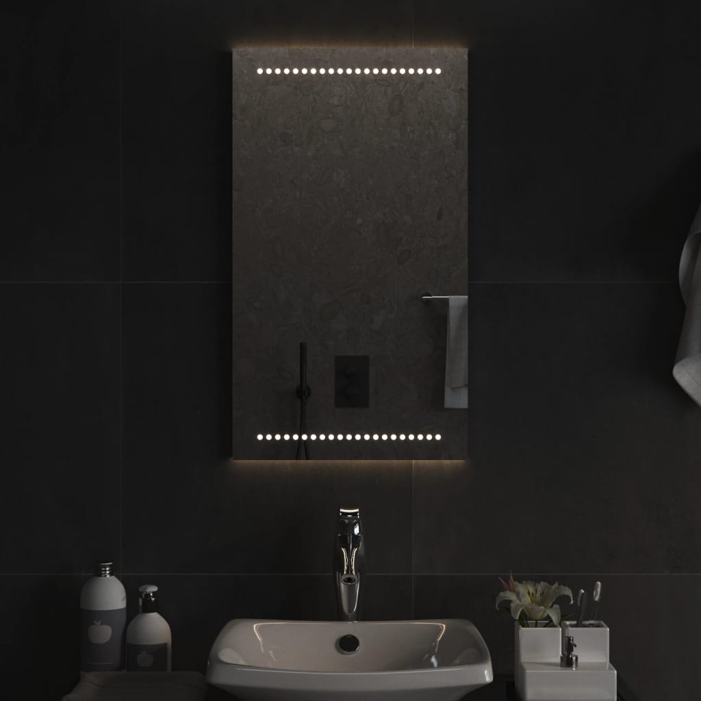 Miroir de salle de bain LED 40x70 cm