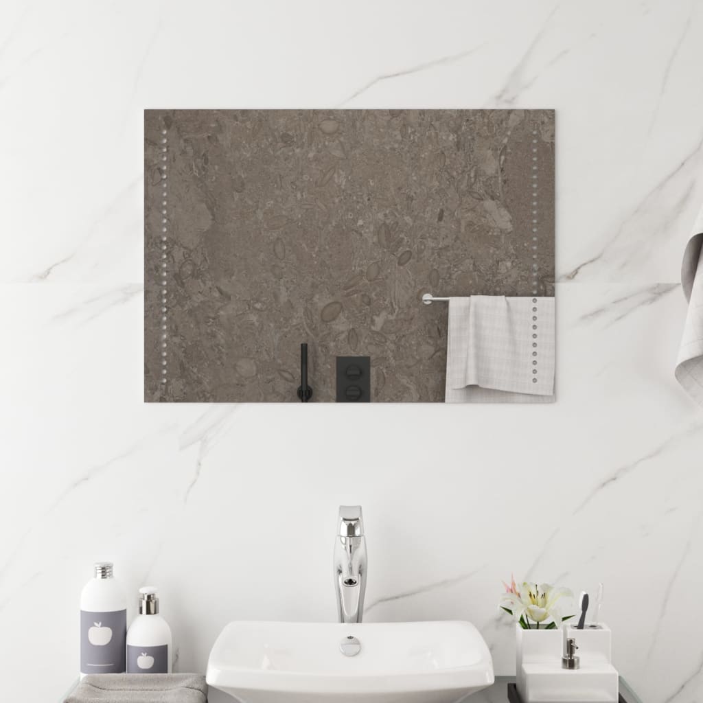 Miroir de salle de bain LED 50x70 cm