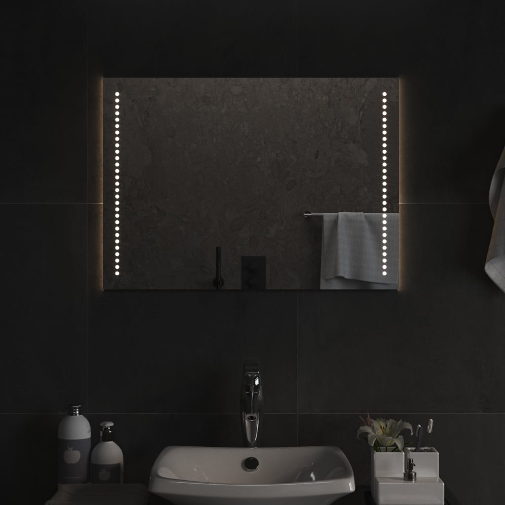 Miroir de salle de bain LED 50x70 cm