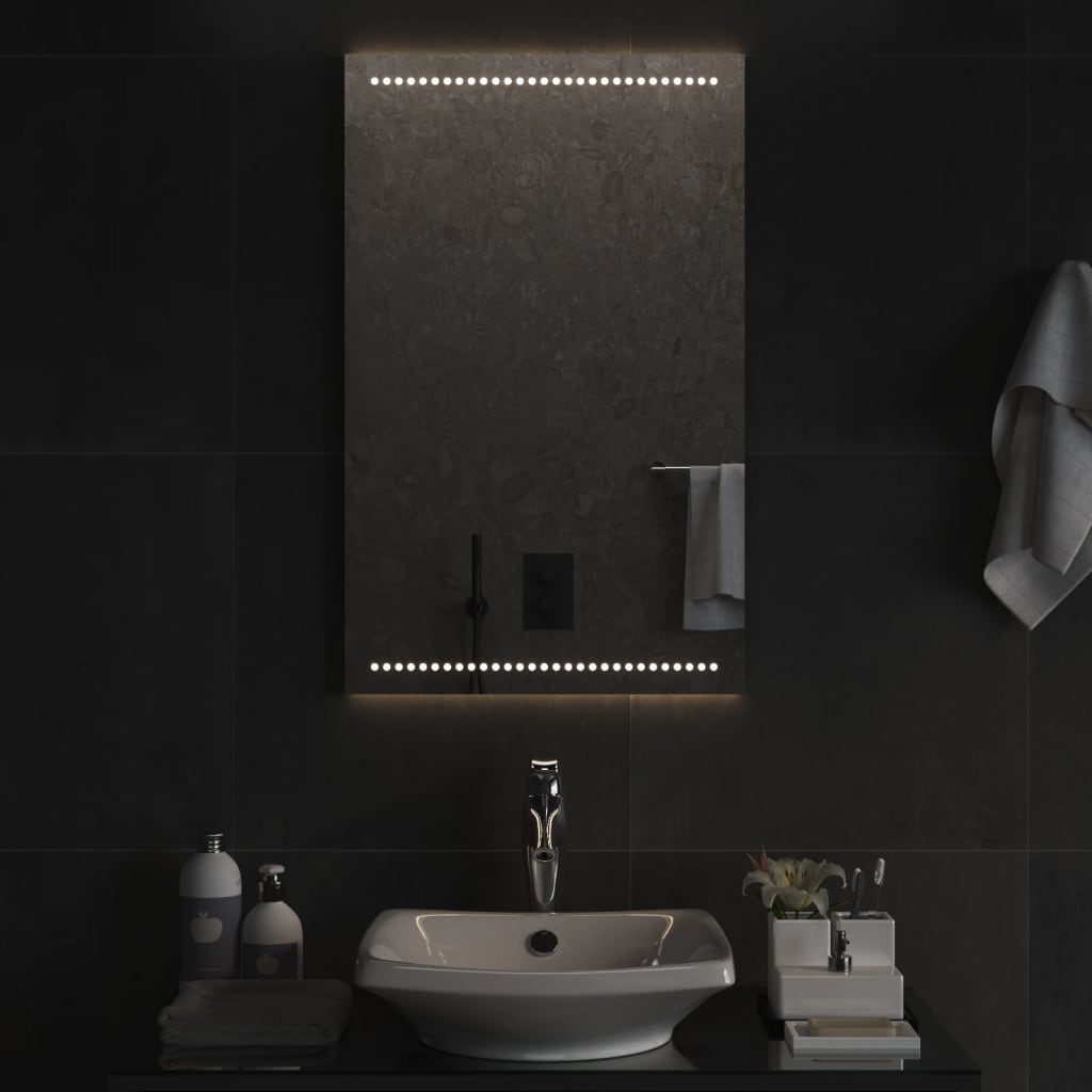 Miroir de salle de bain LED 50x80 cm