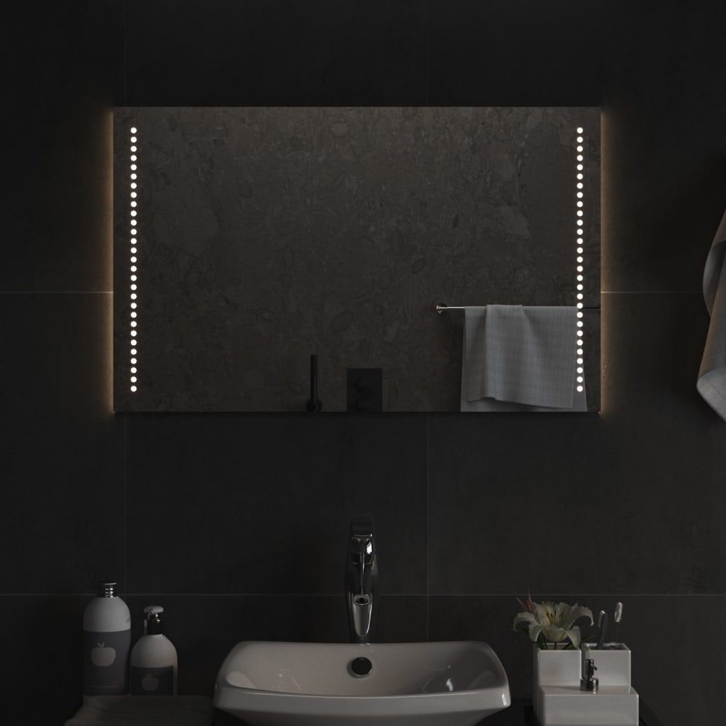 Miroir de salle de bain LED 50x80 cm