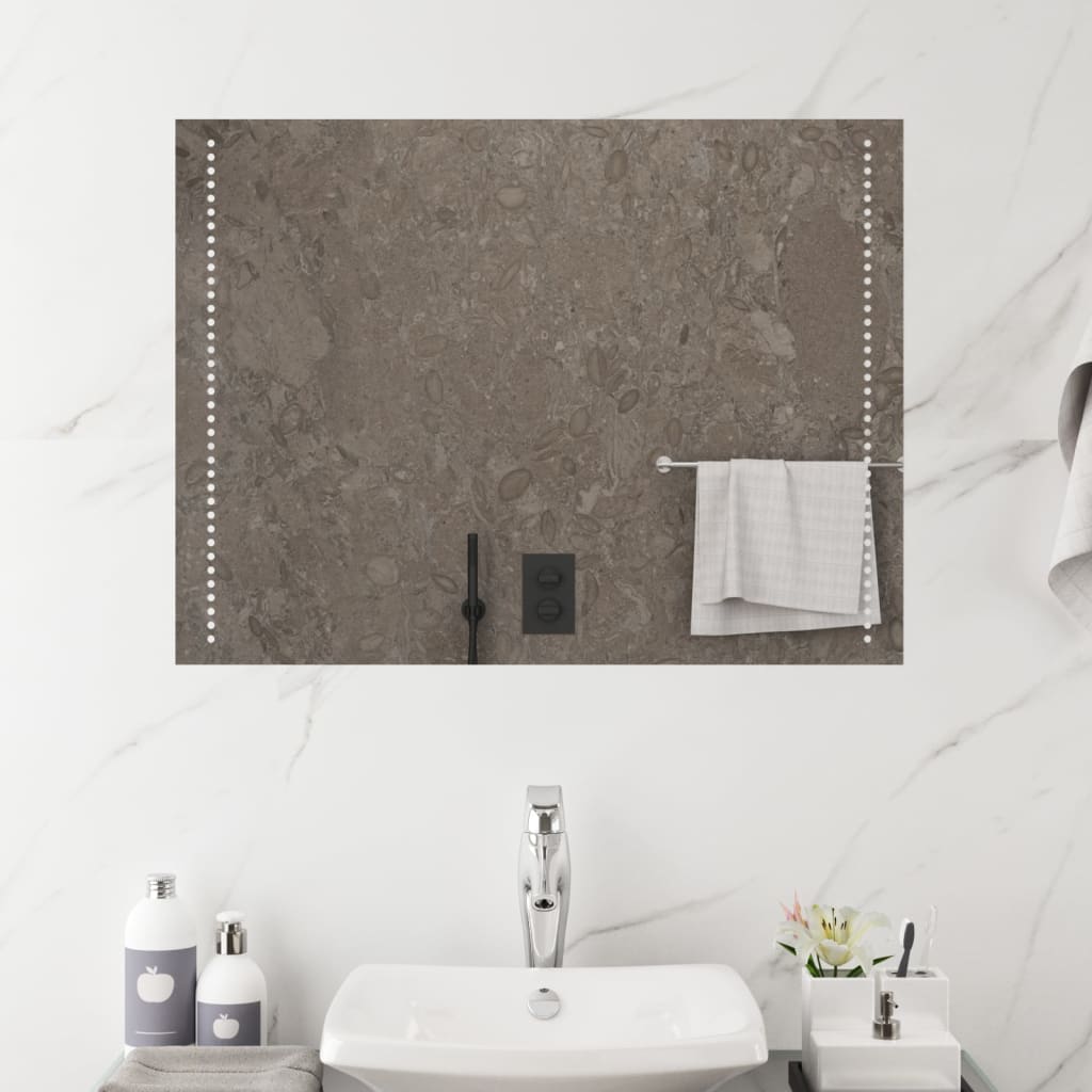 Miroir de salle de bain LED 60x80 cm