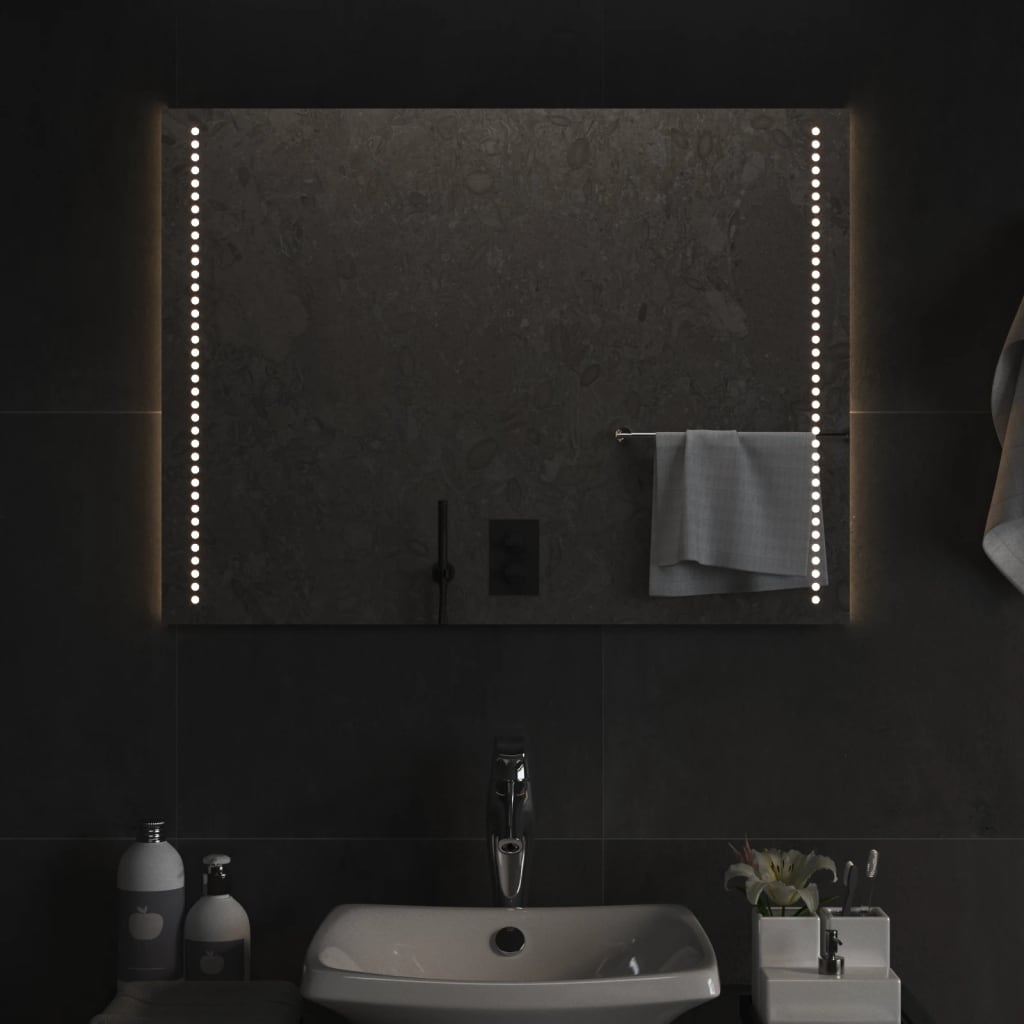 Miroir de salle de bain LED 60x80 cm