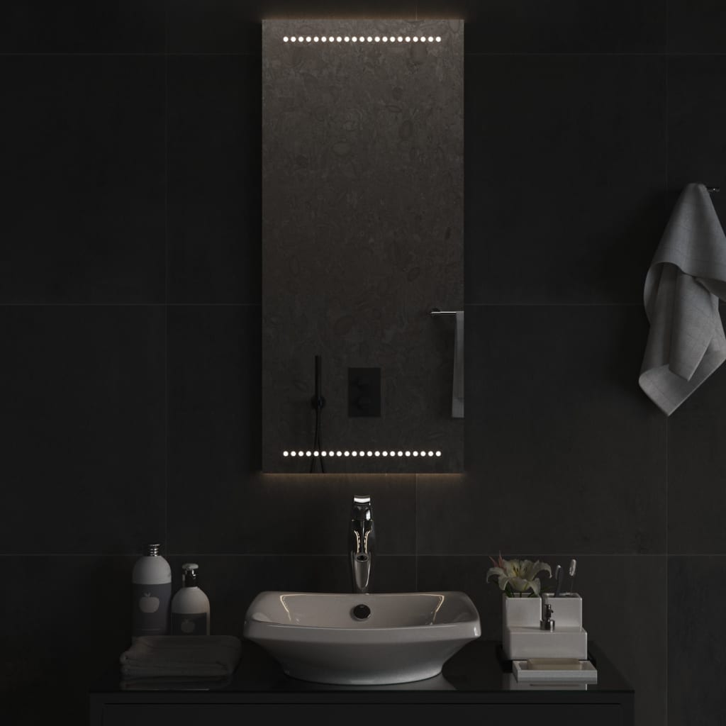 Miroir de salle de bain LED 40x90 cm