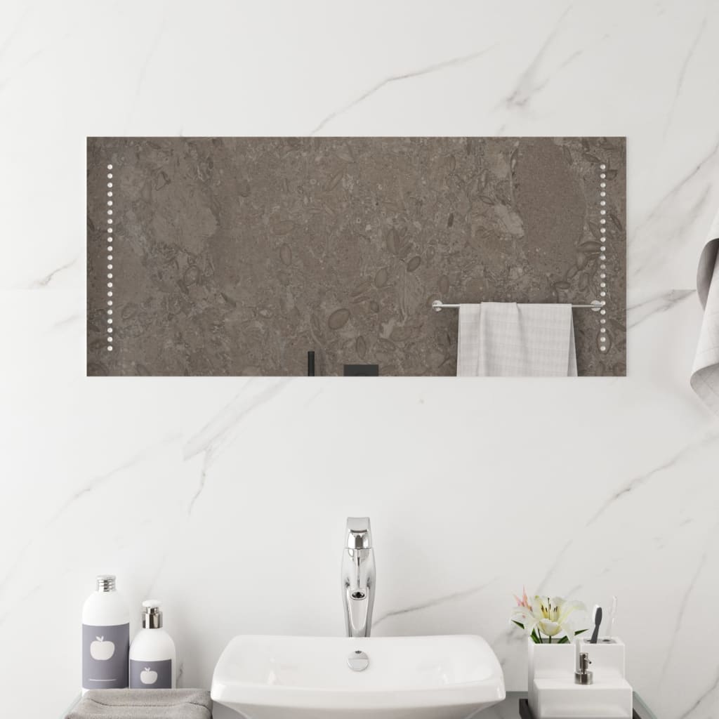 Miroir de salle de bain LED 40x90 cm