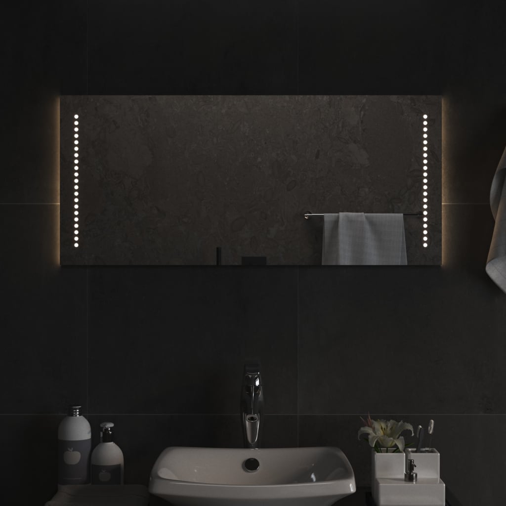 Miroir de salle de bain LED 40x90 cm