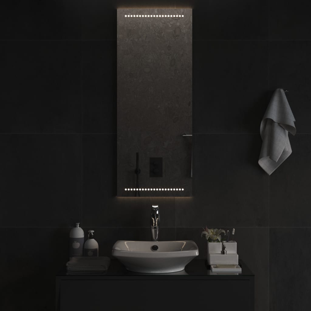 Miroir de salle de bain LED 40x100 cm