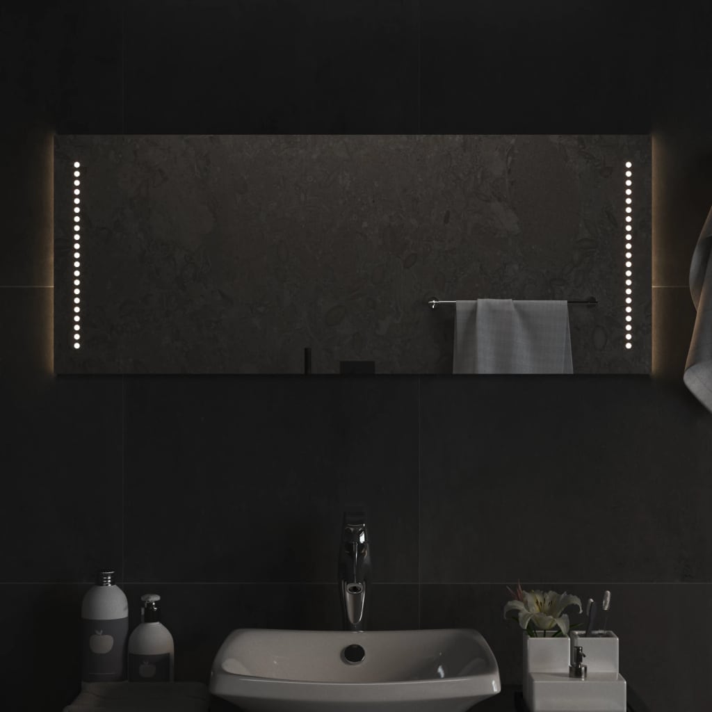 Miroir de salle de bain LED 40x100 cm