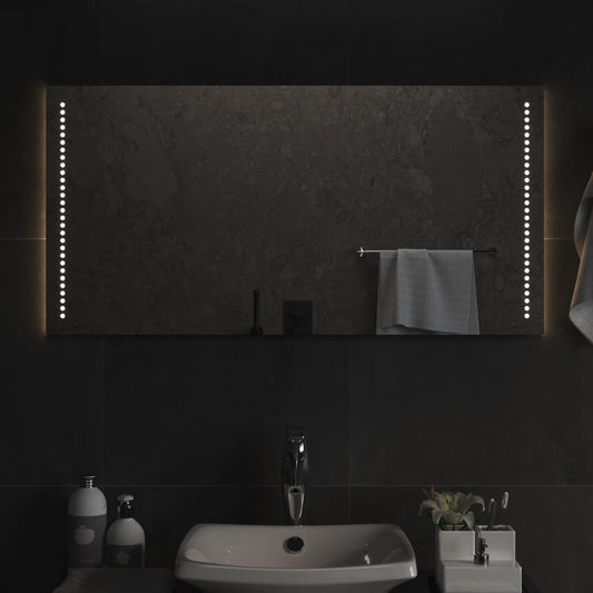 LED bathroom mirror 50x100 cm