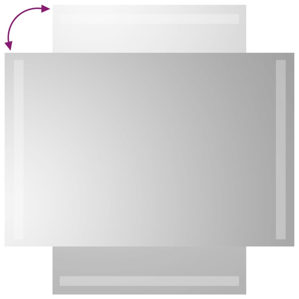 Miroir de salle de bain LED 40x60 cm