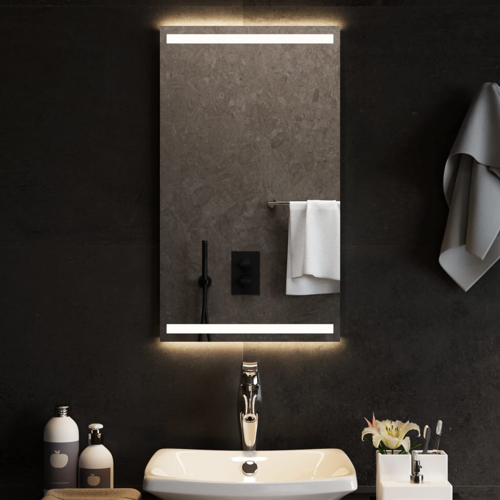 Miroir de salle de bain LED 40x70 cm