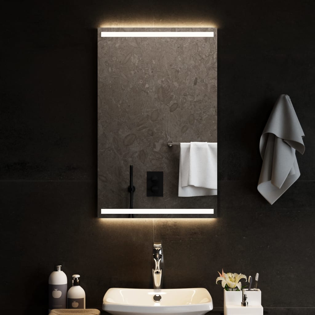 Miroir de salle de bain LED 50x80 cm