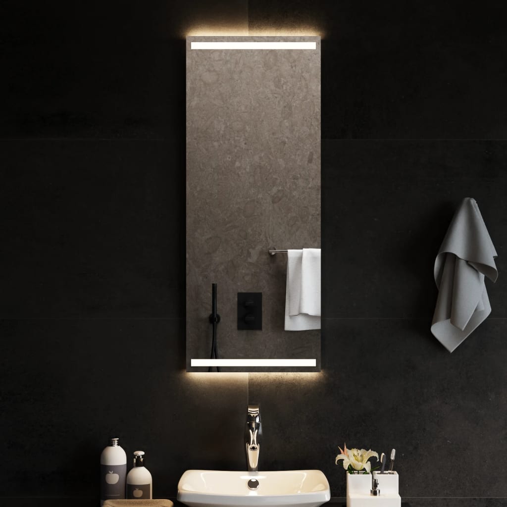 Miroir de salle de bain LED 40x100 cm