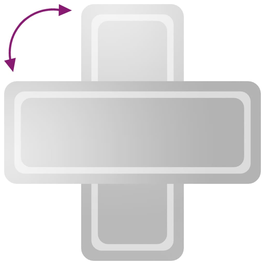 Miroir de salle de bain LED 40x100 cm