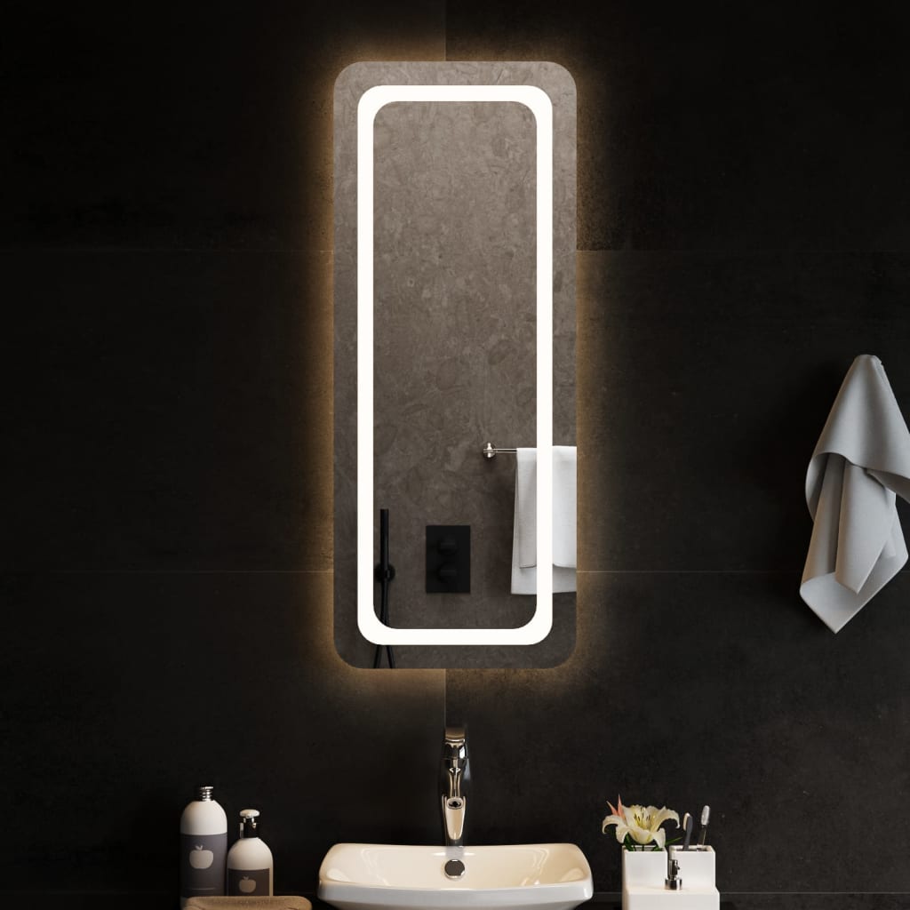 Miroir de salle de bain LED 40x100 cm