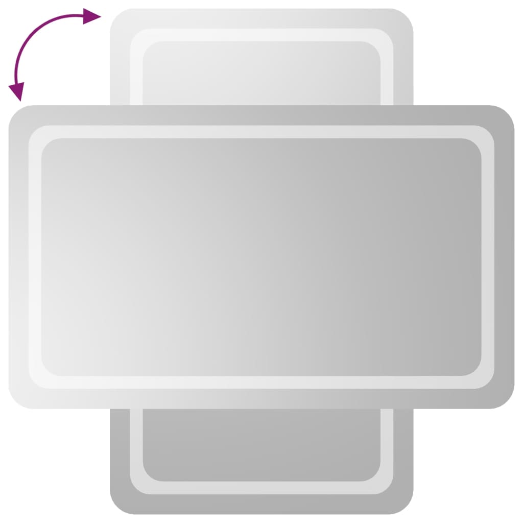 Miroir de salle de bain LED 60x100 cm