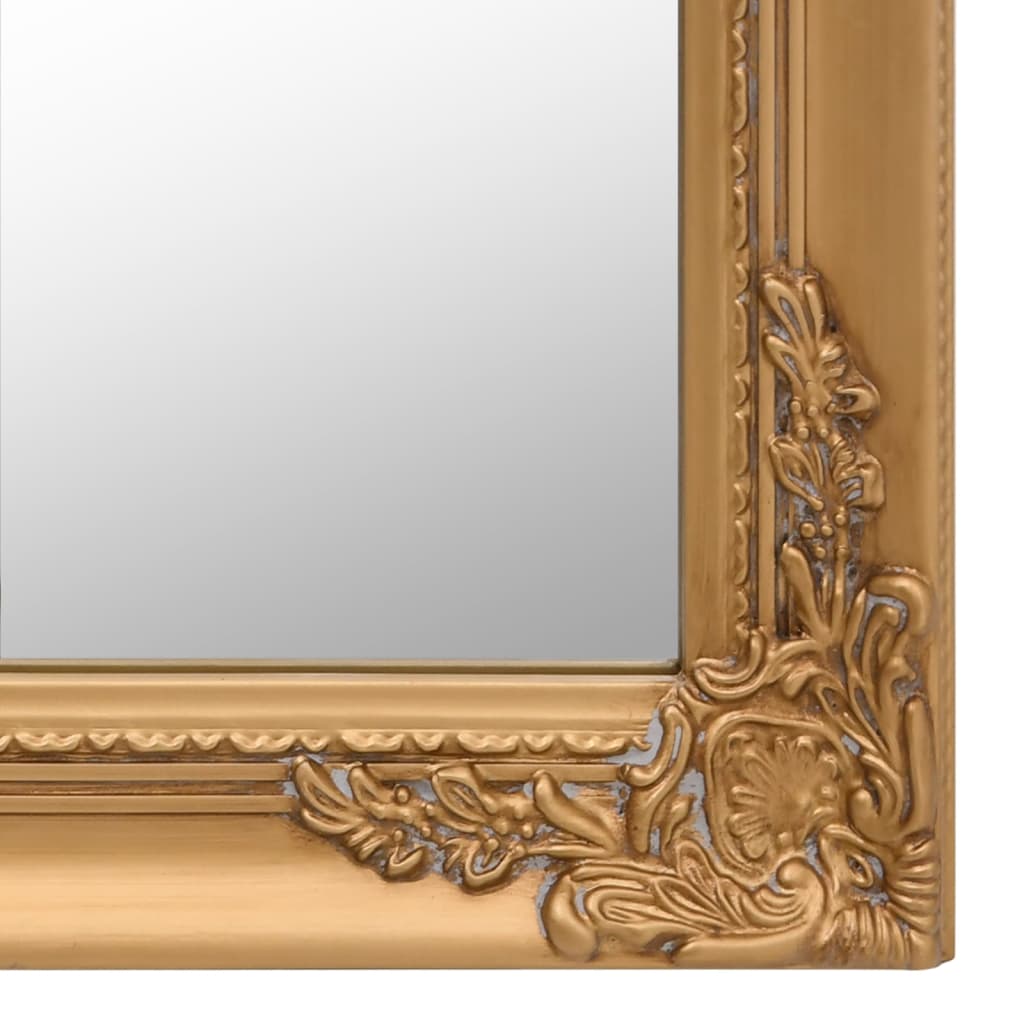 Miroir sur pied doré 40x160 cm