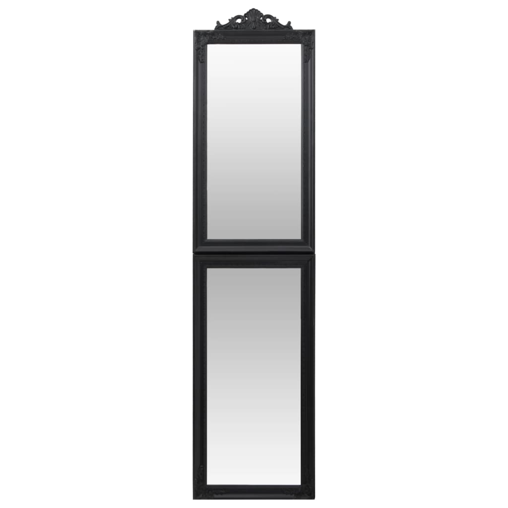 Standing Mirror Black 40x160 cm