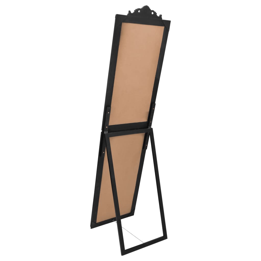 Standing Mirror Black 40x160 cm
