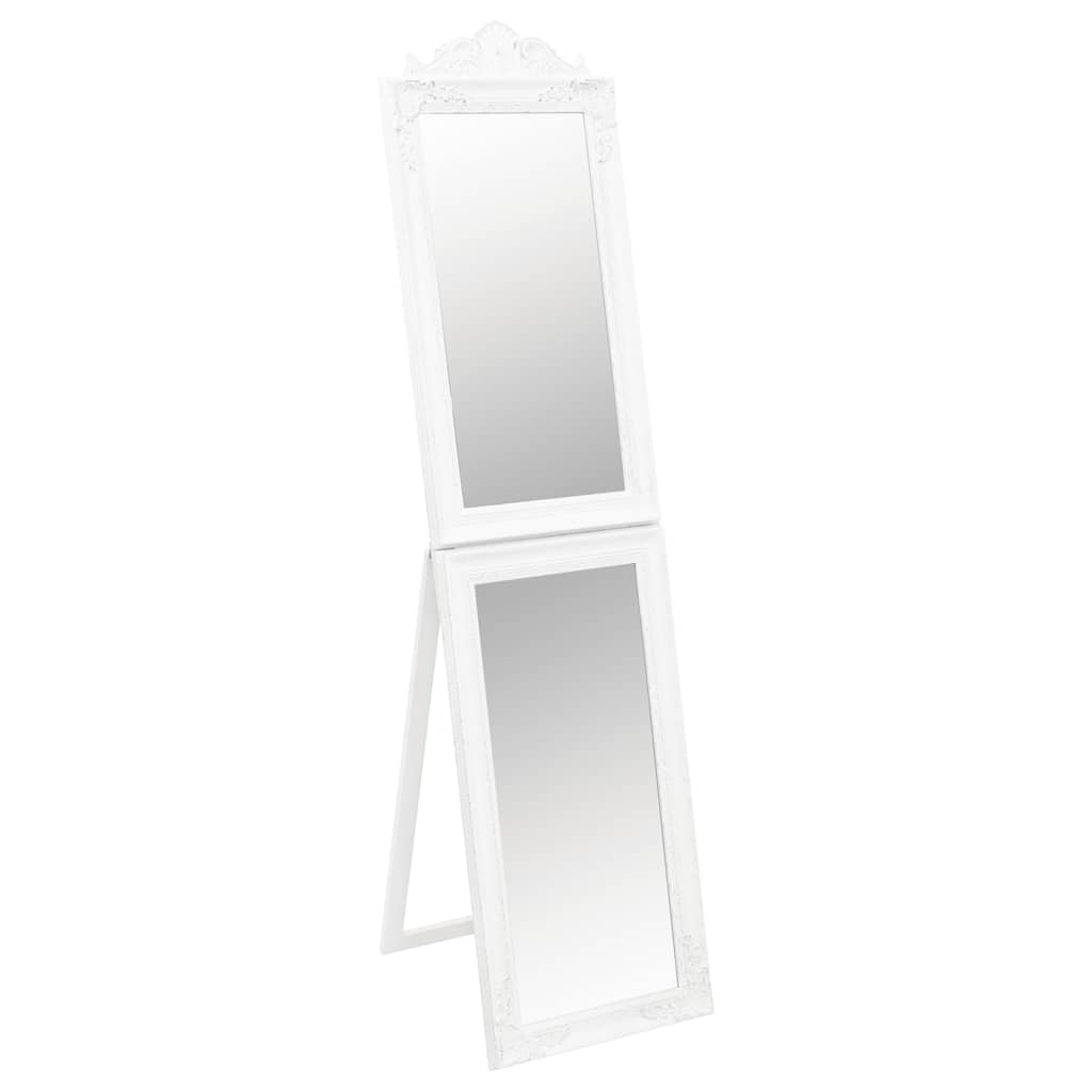 Freestanding Mirror White 50x200 cm