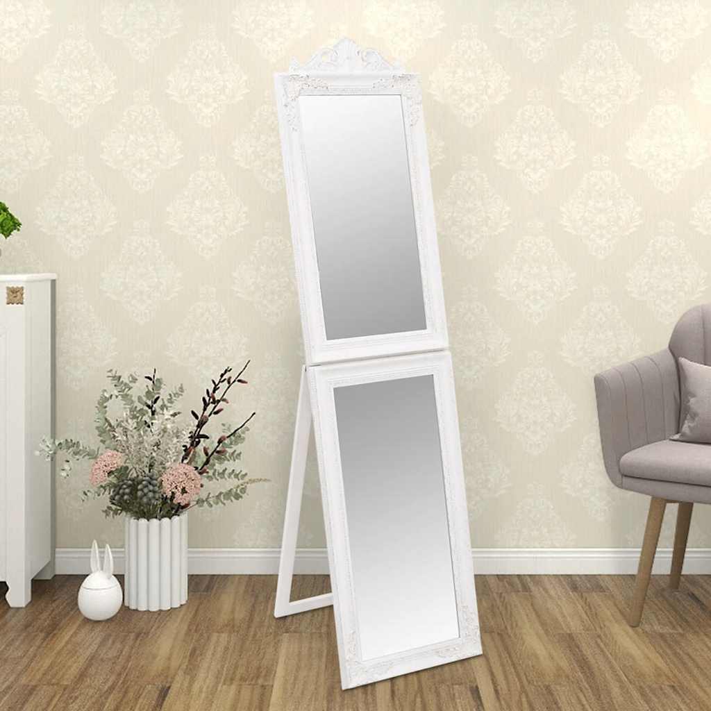 Freestanding Mirror White 50x200 cm