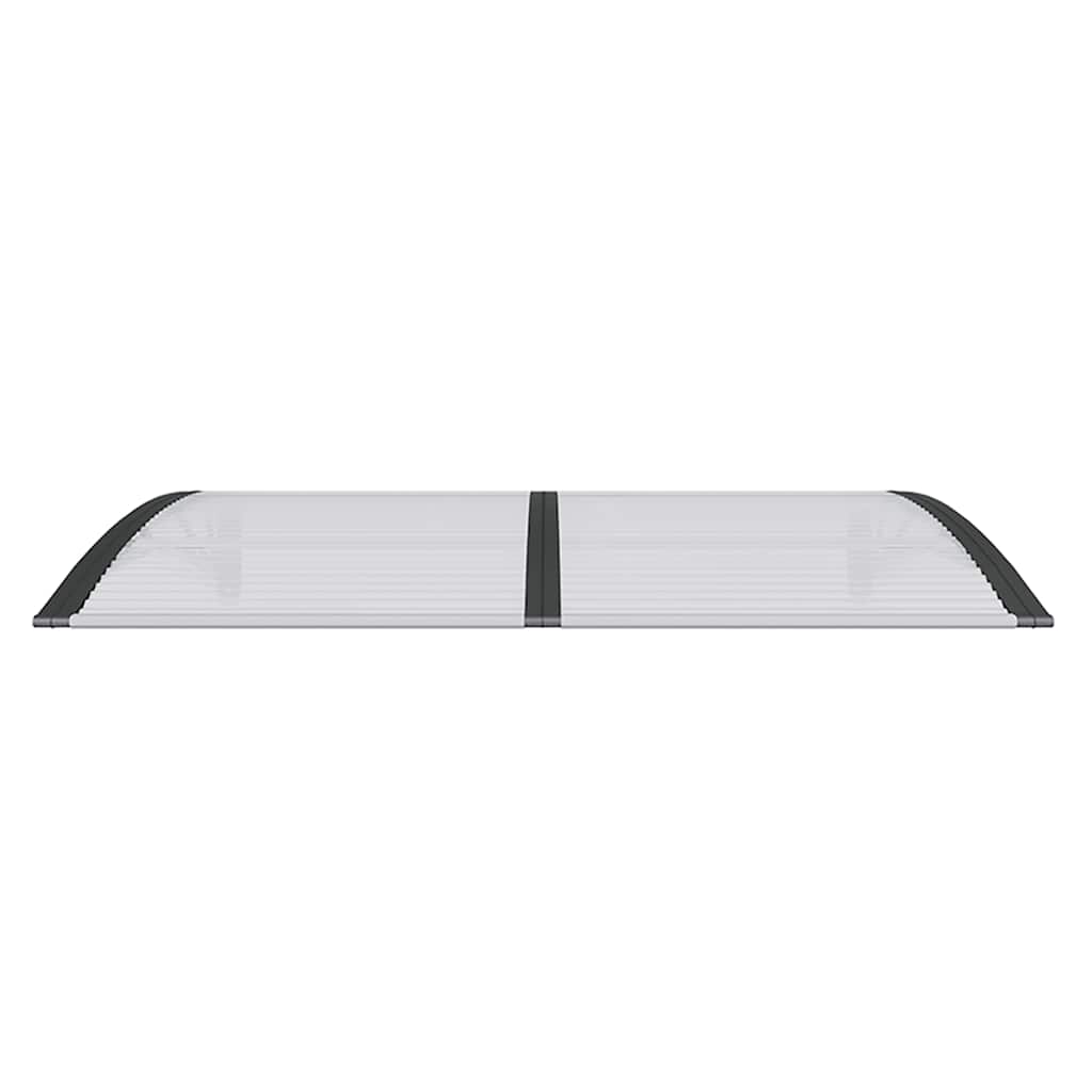 Türvordach Schwarz 150x100 cm Polycarbonat
