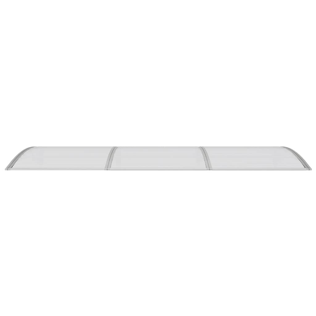 Türvordach Grau 300x100 cm Polycarbonat