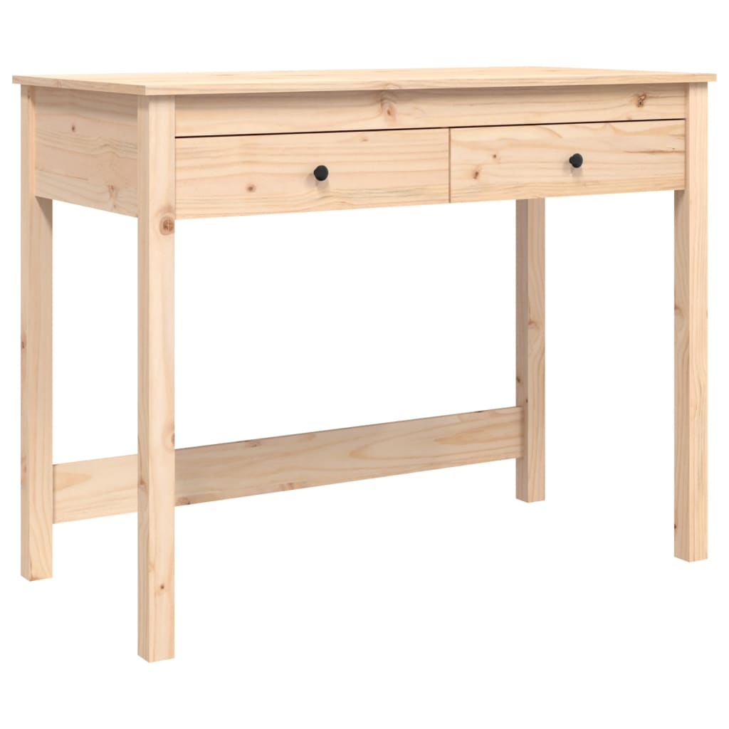 Desk with Drawers 100x50x78 cm Solid Pine