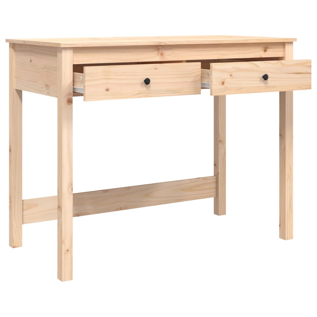 Desk with Drawers 100x50x78 cm Solid Pine